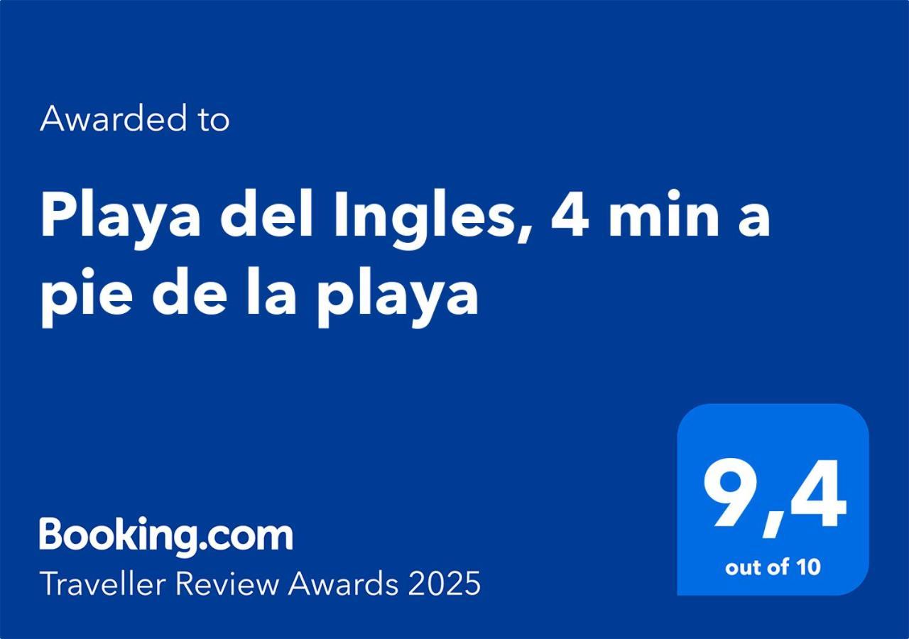 شقة Playa Del Ingles, 4 Min A Pie De La Playa ماسبالوماس المظهر الخارجي الصورة